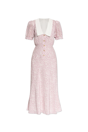 【送料&関税込】Isabel Marant Sharlene Long Dress Sharlene lace-trimmed maxi dress in white - Isabel Marant